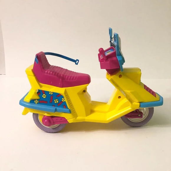 Vtg Mattel 1989 Barbie And the All Stars Action Scooter Toy Vehicle - Picture 3 of 13